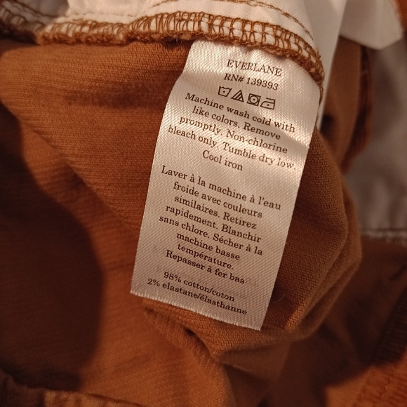 Everlane The Sailor Pant Corduroy in Toasted Coconut Size 4 - Picture 6 of 7